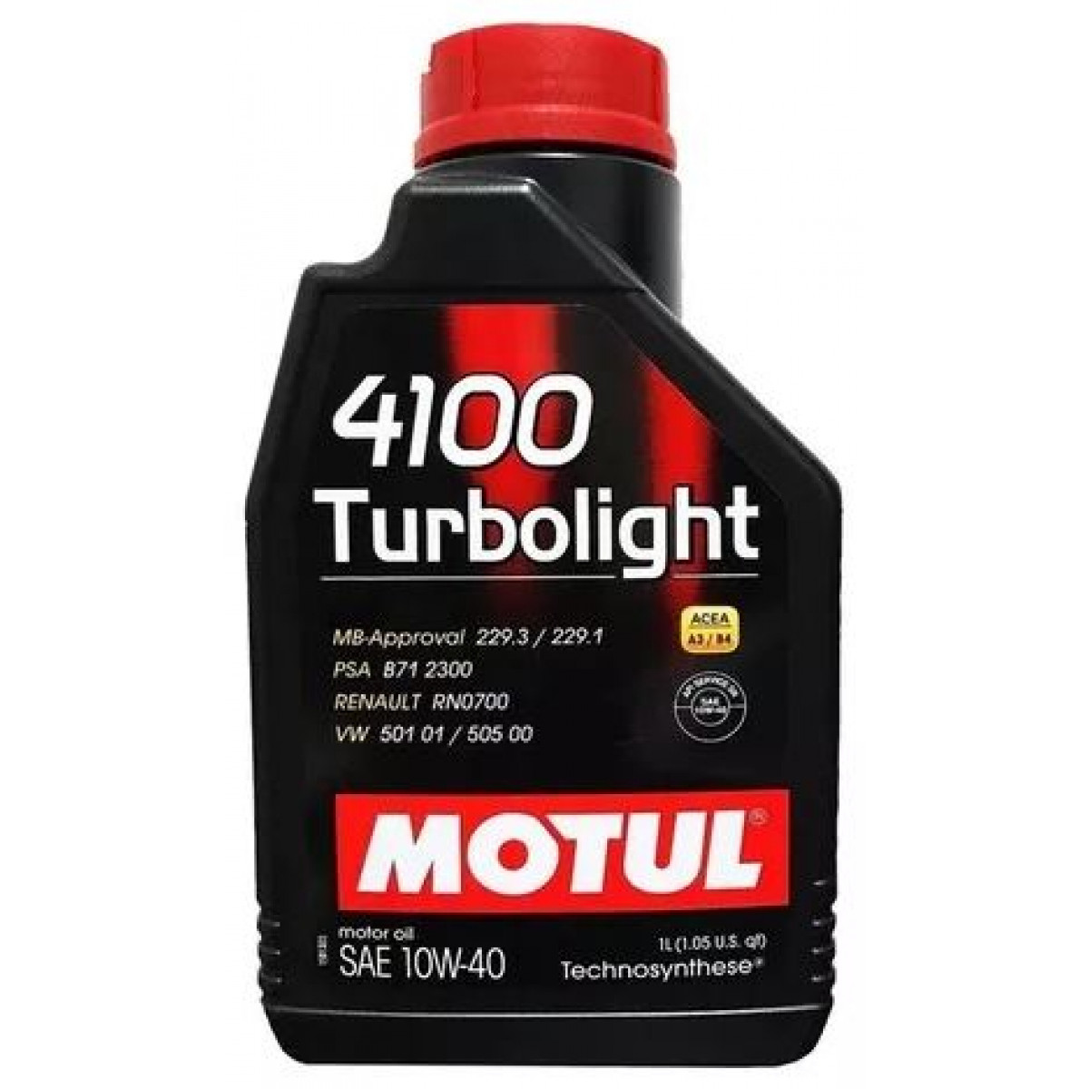 Óleo Motor Motul Semi Sintético Turbolight 4100 10W40