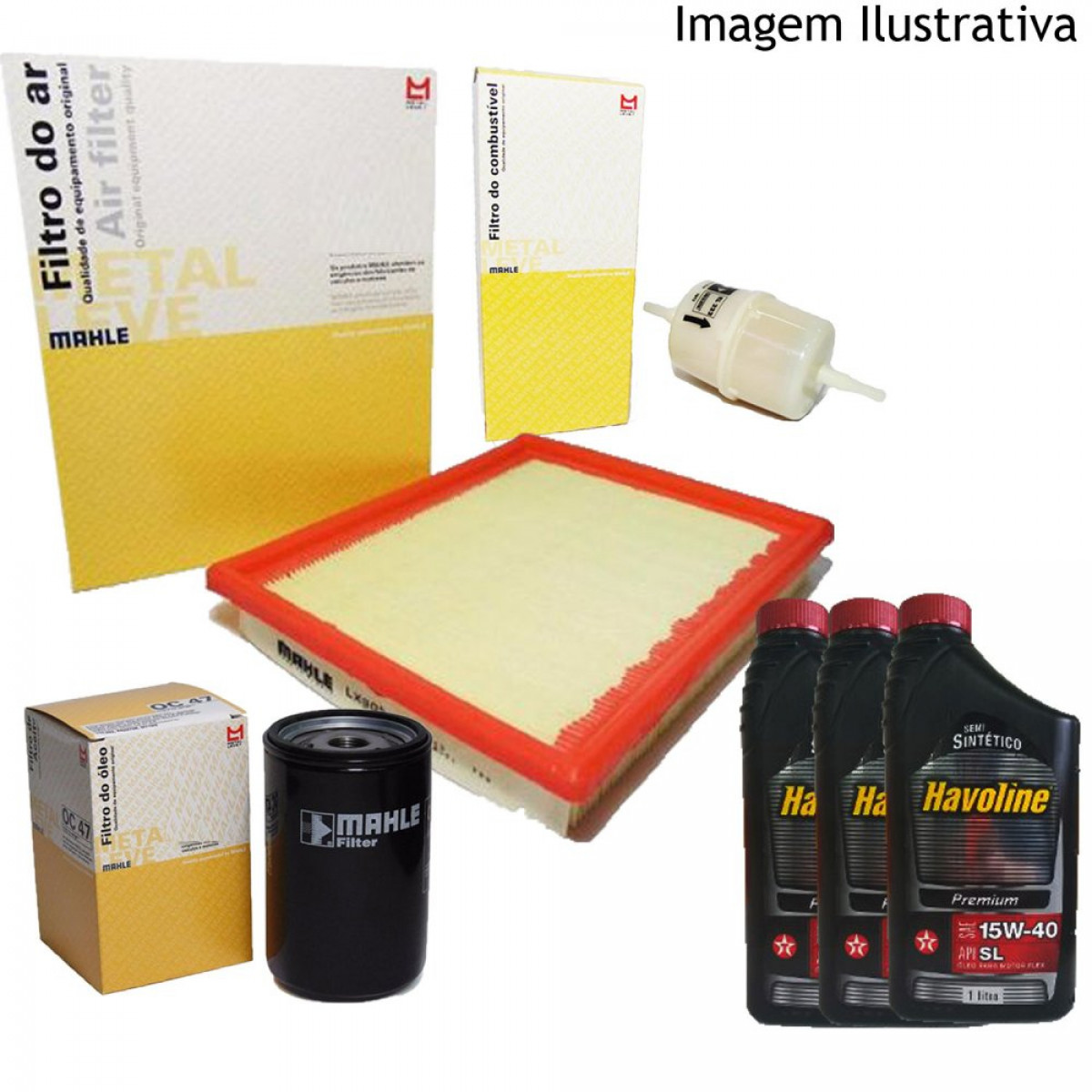 Óleos e Filtros Fiat Siena Fire 1.0 8v MPI 02/06 (Kit Revisão)