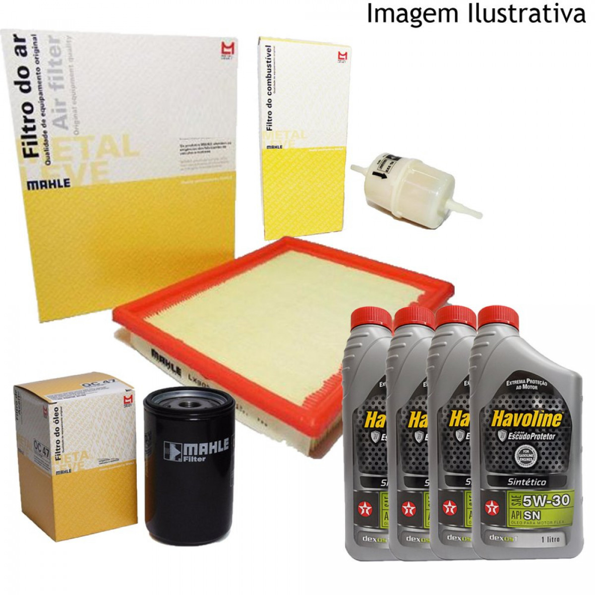Óleos e Filtros GM Spin 1.8 8v Flex 2012/ (Kit Revisão)