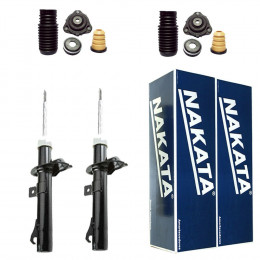2 Amortecedores Nakata + Kit Dianteiro Ford Ka 1997/2007