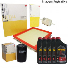 Óleos e Filtros GM Zafira 2.0 MPFI 8V Flex 2005/2012 15w40 (Kit Revisão)