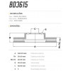 Disco Dianteiro Fremax Audi A4 Avant Tfsi 07/14 (Par) BD3615 - 3