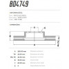 Disco Dianteiro Fremax Bmw 316 91/95 (Par) BD4749 - 3