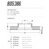 Disco Dianteiro Fremax Chrysler 300M 98/01 (Par) BD5386 - 3