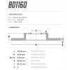 Disco Dianteiro Fremax Hafei Towner 8V Junior 10/13 (Par) BD1160 - 3
