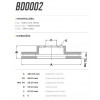 Disco Dianteiro Fremax Kia Besta 93/98 (Par) BD0002 - 3