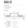 Disco Dianteiro Fremax Mercedes C180 Cgi 11/12 (Par) BD6476 - 3