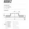 Disco Dianteiro Fremax Mercedes E240 98/02 (Par) BD0812 - 3