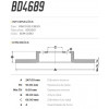 Disco Dianteiro Fremax Peugeot 205 92/98 (Par) BD4689 - 3