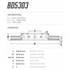 Disco Dianteiro Fremax Vw Polo 01/01 (Par) BD5303 - 3