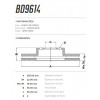 Disco Dianteiro Fremax Vw Up 14/ (Par) BD9614 - 3