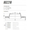 Disco Traseiro Fremax Bmw X3 04/10 (Par) BD2218 - 3