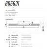 Disco Traseiro Fremax Ford Transit 09/11 (Par) BD5631 - 3