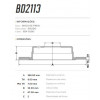 Disco Traseiro Fremax Mercedes A190 (W168) 99/05 (Par) BD2113 - 3