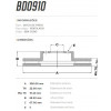 Disco Traseiro Fremax Mercedes E240 98/02 (Par) BD0910 - 3