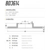 Disco Traseiro Fremax Mercedes Ml350 Cgi 12/13 (Par) BD3614 - 3