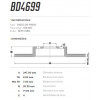 Disco Traseiro Fremax Peugeot 205 93/98 (Par) BD4699 - 3