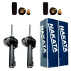 2 Amortecedores Nakata + Kit Vw Polo Sedan 2002/2012 - 1