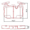 Pastilhas Freio Dianteiro Ferodo Bmw Série 1 10/18 M235I 13/16 Série 3 16/18 HQF2387C - 2