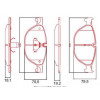 Pastilhas Freio Dianteiro Ferodo Bmw Série 5 09/16 Série 6 04/10 750I 15/18 HQF2378C - 2