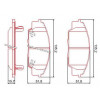 Pastilhas Freio Dianteiro Ferodo Honda Civic Si 06/11 HQF4020AC - 2