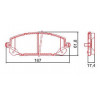 Pastilhas Freio Dianteiro Ferodo Jeep Cherokee 13/18 HQF2350C - 2