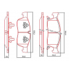 Pastilhas Freio Dianteiro Ferodo Jeep Grand Cherokee 10/18 Durango 11/18 HQF4082AC - 2