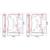 Pastilhas Freio Dianteiro Ferodo Mini Cooper S 11/18 Jcw 09/12 HQF4089C - 2