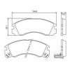 Pastilhas Freio Dianteiro Ferodo Mitsubishi Eclipse 91/94 Pajero 90/00 HQF2131AC - 2