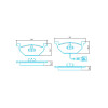 Pastilhas Freio Dianteiro Jurid Audi A3 96/03 Golf 99/02 Polo 02/09 HQJ2171A - 2