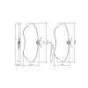 Pastilhas Freio Dianteiro Jurid Citroën Jumper 97/06 Ducato 97/99 Boxer 94/10 HQJ2117A - 2