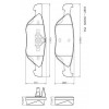 Pastilhas Freio Dianteiro Jurid Fiat Argo 17/19 Doblô 10/17 Idea 10/16 Linea 10 HQJ3005PA - 2