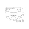 Pastilhas Freio Dianteiro Jurid Ford Escort Ghia 83/96 Escort Xr3 84/92 HQJ2167A - 2