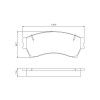 Pastilhas Freio Dianteiro Jurid Ford Fusion 06/09 HQJ2212 - 2