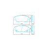 Pastilhas Freio Dianteiro Jurid Hyundai Hb20 12/19 HQJ2289A - 2