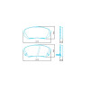 Pastilhas Freio Dianteiro Jurid Hyundai Ix35 10/19 Sportage 11/16 HQJ2295A - 2