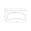 Pastilhas Freio Dianteiro Jurid Jeep Cherokee 04/13 HQJ2201 - 2