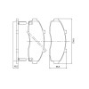 Pastilhas Freio Dianteiro Jurid Kia Bongo 97/99 HQJ2095A - 2