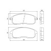 Pastilhas Freio Dianteiro Jurid Nissan 200Sx 91/93 Maxima 88/93 HQJ2194A - 2