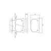 Pastilhas Freio Dianteiro Jurid Peugeot 504 505 82/89 Pick-Up 90/99 HQJ2075A - 2