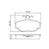 Pastilhas Freio Dianteiro Jurid Peugeot 504 505 82/90 Pick-Up 90/96 HQJ2078 - 2