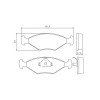 Pastilhas Freio Dianteiro Jurid Peugeot 504 93/04 505 93/04 HQJ2166 - 2