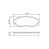 Pastilhas Freio Dianteiro Jurid Renault Nevada 85/96 R21 86/94 HQJ2072 - 2