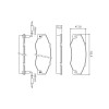 Pastilhas Freio Dianteiro Jurid Renault Nevada 85/96 R21 86/95 HQJ2072A - 2