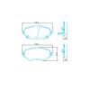 Pastilhas Freio Dianteiro Jurid Toyota Corolla 14/19 HQJ2325A - 2