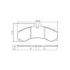 Pastilhas Freio Dianteiro/Traseiro Jurid Mercedes-Benz Sprinter 99/02 HQJ2091 - 2