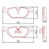 Pastilhas Freio Traseiro Ferodo Bmw Série 3 90/99 Série 5 94/96 M3 92/99 M5 HQF2148C - 2