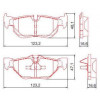 Pastilhas Freio Traseiro Ferodo Bmw X1 10/17 HQF4135C - 2