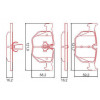 Pastilhas Freio Traseiro Ferodo Bmw X5 09/13 X6 09/13 Série 5 09/13 Série 7 HQF2370C - 2