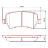 Pastilhas Freio Traseiro Ferodo Land Rover Evoque 11/18 S80 07/11 V70 08/11 HQF4062C - 2